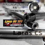 PTR Laras Cs Alur 12 Kiri Seamles Baja Import Od 13 Panjang 70 Cm