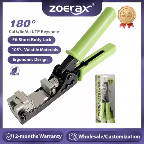 ZoeRax 180° Network Module Wire Cutter RJ45 Keystone Jack Punch Down Tool(Only complite Fits AMP 110
