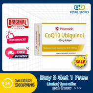 【MY Stock】100% Original Vitamode CoQ10 Ubiquinol Health Supplement 100mg Softgel hmb supplement ener