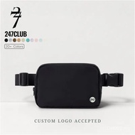 247CLUB Uniform Premium Color Matching Waterproof Sports Nylon Adjustable Crossbody Waist Bag