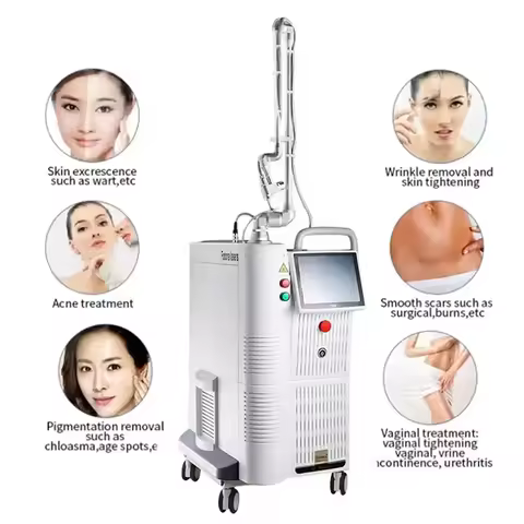 CO2 Fractional Laser Scar Removal Wrinkle Reduction Skin Tightening Vaginal Rejuvenation Machine For