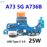 Charging Port Board Replacement For Samsung Galaxy A73 A736 A736B Phone USB Charging Flex Cable Spar