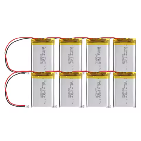 Polymer LiPo Rechargeable Battery 3.7V 803450 1500mAh Lithium Battery with PH 2.0mm for MP3 DVD PAD 