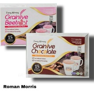 Every Morning Grainlive Ready Stock Weight Management Supplement Drink Chocolate & Beetroot营养代餐早餐谷粮 