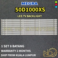 MEGRA 50D1000XS TV LED BACKLIGHT BARU READY STOCK 50D1000