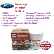 Ford Motorcraft Oil Filter Ford Fiesta Mustang M3 M5 Focus Mondeo Kuga S-Max C-Max Oil Filter - FL-9