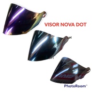 READY STOCK】Helmet NOVA DOT VISOR