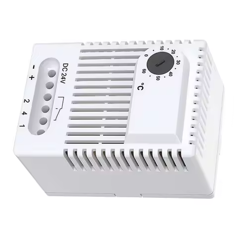 ET011 Temperature Controller DC24V for For rack Mount Applications with Adjustable 0 to 60 Degree Ra