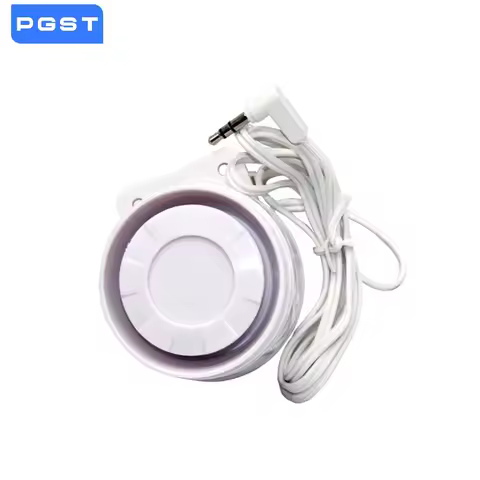 Wired Siren Speaker 3.5mm jack for Wireless GSM Alarm System Home Security PG103 PG107 PG105 PG106