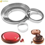 LONTIME Tartlet Molds Bakeware DIY Stainless Steel Circle Mould