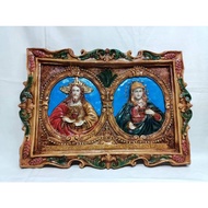 Twin heart 17 inches height 23 inches length MADE IN FIBERGLASS