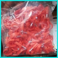 ♨ ▦ 100PCS PVC PIPE CLAMP 1/2" 3/4" ORANGE/BLUE