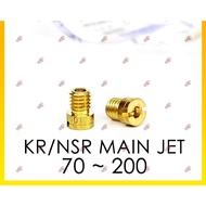 ORIGINAL MAIN JET KR150 NSR/KR 80 85 90 95 100 105 110 115 120 125 130 135 140 145 150 155 160 165 1