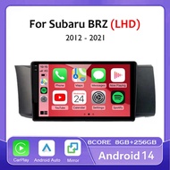 Android 14 For Subaru BRZ Scion FRS Toyota GT86 GT 86 2012 - 2021 LHD Car Radio Mutimedia Carplay DS