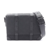 【二手】路易威登LOUIS VUITTON單肩包 Trunk Messenger PM Taurillon Monogram M57726 Noir 其他 Trunk Messenger PM 男士