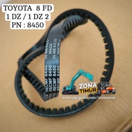 Van belt Forklift Toyota 8 FD 20/25/30 Engine 1DZ / 1DZ 2 Toyota 8450