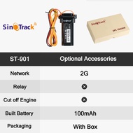 SinoTrackจีพีเอสกันน้ำขนาดเล็กTracker ST-901เดิมสำหรับรถยนต์รถจักรยานยนต์ยานพาหนะอุปกรณ์แบบเรียลไทม์