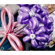 1 Pcs Chrome Twist Balloon / Metallic Long Balloon / Worm Balloon