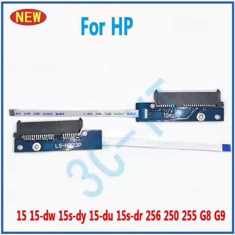 1-5PCS New HDD Connector Flex Cable SATA Hard Drive SSD Adapter Wire For HP 15 15-dw 15s-dy 15s-du 1