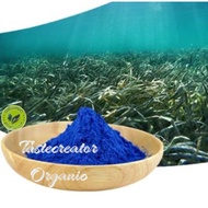 Blue Spirulina Powder 10g - 100g organic 蓝色 螺旋藻粉 Superfood Edible Blue Algae Protein Powder Phycocyanin Extract 蛋白