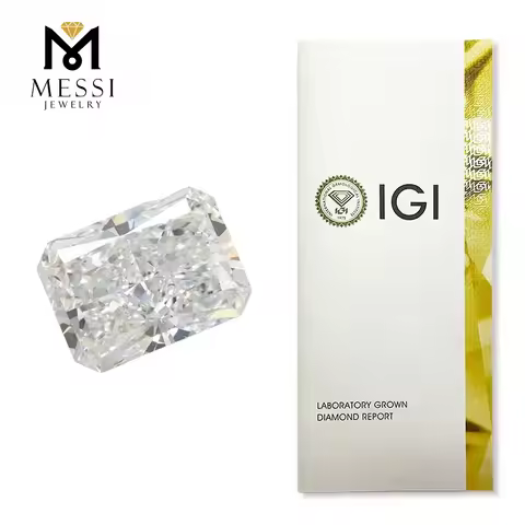 With IGI Certificat 1ct 1.5ct 2ct 2.5ct 3ct 5ct Radiant Cut Lab Grown Diamonds HPHT CVD Diamond Whol
