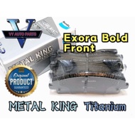 Bendix Metal King Disc Brake Pad  Proton Exora Cfe Bold Front Genuine Brek Disk DB2179MKT