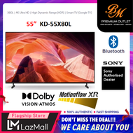 SONY BRAVIA 55'' / 65 inch 4K Ultra HD | High Dynamic Range (HDR) | Google TV Android Smart Internet LED TV / [ 55'' inch  KD-55X80L /  KD-55X80L ] / [ 65'' inch KD-65X80L / KD-65X80L ] X80K X80L