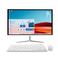 All-in-One Desktop Computer, 22" FHD Touchscreen N5095 8GB RAM, 512GB SSD, Quad-Core 11, Wired Keybo