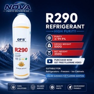 350G OFS R290 R-290 Refrigerator Fridge Freezer Chiller Refrigerant Coolant Refill