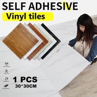 Marble Vinyl floor tiles Floor Stickers Self Adhesive waterproof vinyl tiles for flooring 30 x 30 cm