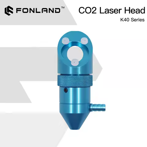 FONLAND CO2 Laser Head For K40 Series Laser Engraving Cutting Machine Lens Dia 12/15/18mm Focal Leng