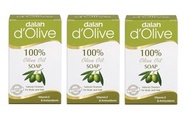 dalan d'Olive - 純100％橄欖油香皂 25g x3pcs 旅行裝 DALAN D'OLIVE 肥皂 [平行進口] 8690529514144