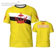 2025 New AdultCustom Name Number Brunei Flag Emblem 3D T-shirts For Men Women Tees jersey team Cloth