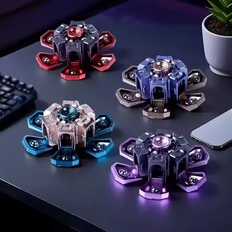 New Steel Beads Fidget Spinner Rotational Deformation Hand Spinner Puzzle Stress Relief Toys for Adu