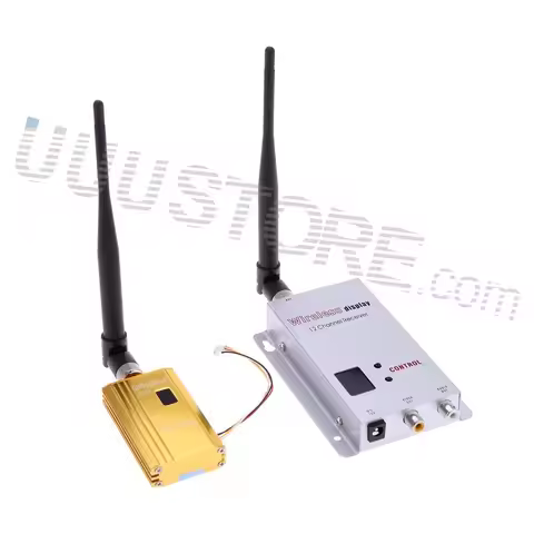 FPVKING FPV 1.2GHZ 1.2G 1500mW 8CH 8 Channel Wireless Tranmsitter and 12 Channel Receiver Kit for CC