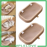 [Simple] Cat Scratching Post with Built-in Sisal Bed and 9cm Thick Foam to Protect