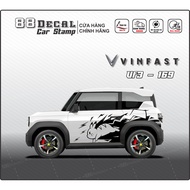 VF3 car sticker - High quality Decal. pikachu cartoon sticker model (full color). 1 set includes 2 s