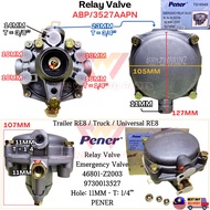 ABP/3527AAPN Trailer RE8 / Truck / Universal RE8 INJAP GEGANTI Relay Valve / Emergency Valve 46801-Z