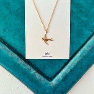 帶來幸運的燕子項鍊 品牌標誌墜飾 日本製造