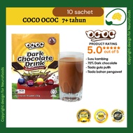 OCOC Coco Dark Chocolate Drink with Goat Milk 10 sachet Minuman Coklat Gelap dengan Susu Kambing Dr 