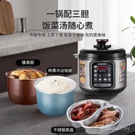 Oaks Smart 6-Liter Dual-Tank Electric Pressure Cooker dengan Periuk Dalam Anti-Lekat, Multifungsi, M