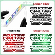 [Doll]FOXTER Bike Carbon Fiber Vinyl Sticker Decal for Mountain Bike Stickers