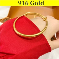 COP 916 Bangles for Women Gold 916 Original Malaysia Bracelet for Women Adjustable Fashion Eternal Bangles Charm Gold 916 Birthday Gift for Women Best Friends Emas Bangkok Original Cop 916 Gelang Tangan Perempuan Viral Murah Rantai Tangan Emas 916 Origina