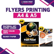 Flyers Brochure Express. Digital Print. SIZE A4 & A5 Fast Print.High Quality Material.