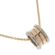 Pre-owned BVLGARI B-zero1 necklace, Perfect Mistake, B-zero1, CL857655, 18K pink gold and 18K white 