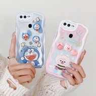 Case OPPO A5S Casing OPPO F9 Casing OPPO A7 Casing OPPO A12 Case 3D Doll Doraemon Cartoon Transparent Soft Case for Oppo Case XXNY