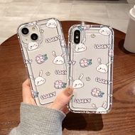 🔥VIVO Case🔥การ์ตูนกระต่ายน่ารัก ซิลิโคนนิ่ม ใส เคสโทรศัพท์มือถือ For VIVO Y11 Y02 Y01 Y35 Y16 Y17 Y15 Y12 Y3S Y15S Y15A Y20 Y21 Y22 Y12S Y20S Y12A Y93 Y91 Y36 Y95 Y70 Y91C Y90 Y33S Y21S Y21I V21 V27 V25 กันกระแทก ใส เคส