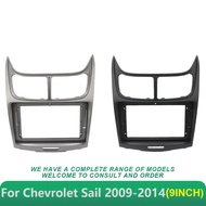 AUTODAILY 9 Inch Car Fascia Frame Adapter For Chevrolet Sail 2009-2014 Android Radio Stereo Dashboar