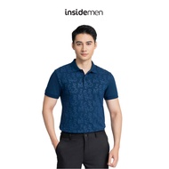 Aristino Insidemen IPS001AZ Men's Polo Shirt, Slim Fit, Slim Fit, letter pattern, Renaissance style 