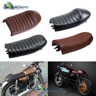 【MJMOTO】Motorcycle Cafe Racer Seat Custom Vintage Hump Saddle Flat pan Retro Seat For Honda CB125S C